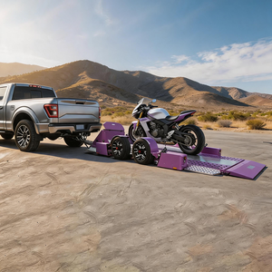 <span class=keywords><strong>Remorque</strong></span> de transport de voitures de course robuste, <span class=keywords><strong>remorque</strong></span> à plateau portable pour le transport de voitures de course - Product Image 6