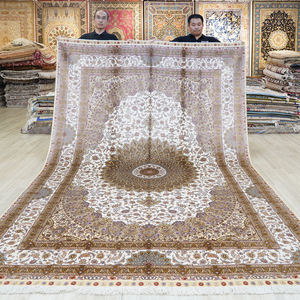7x10ft persan goutte à goutte Antique fait à la main prix chinois soin tapis en soie turque à vendre - Product Image 1