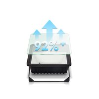 Lámpara de inundación de alta calidad IP66 Exterior Solar Road Floodlight 50W 100W 150W 200W Luces de inundación LED