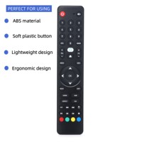 Control Remoto Universal Inteligente Personalizado de Fábrica, 45 Botones, Color Negro y Blanco, ABS, Repuesto para TV LCD LED Inteligente