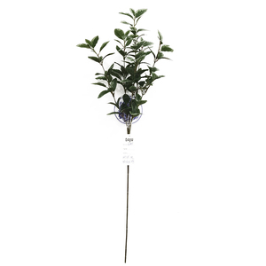 Plantes artificielles vertes, bonsaï vert avec plante succulente, fleur artificielle philodendron, 1 pièce - Product Image 2