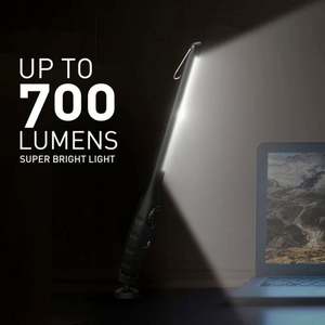 ไฟทำงานแบบพกพา LED ชาร์จไฟได้ ปรับความสว่างได้ แบบมีตะขอเกี่ยว กันน้ำได้ เหมาะสำหรับการใช้งานบนเครื่องบินในช่วงเวลาทำงานนาน - Product Image 4