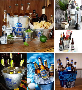 Bán Buôn Nhà Máy Tùy Chỉnh Tinplate Thùng Rỗng Lưu Trữ Kim Loại Nhỏ Xô Thực Phẩm Cấp 5L 10L Bia Rượu Vang <span class=keywords><strong>Ice</strong></span> Tin Xô - Product Image 3