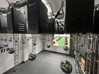 Éclairage cinétique de treuil 10-25KG personnalisable systèmes de treuil cinétique DMX dynamique multifonctionnels de levage pour la lumière de scène