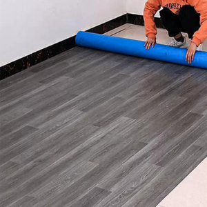 Anti-Slip Indoor Covering Blue Mesh Felt Back Wooden Marble Grain Linoleum Flooring <strong>Rolls</strong> <strong>Vinyl</strong> <strong>Sheet</strong> PVC <strong>Vinyl</strong> Flooring <strong>Roll</strong> - Product Image 2