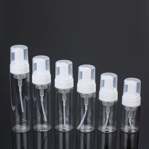 Foam <b>Pump</b> Plastic <b>Bottles</b> 250ML Cylinder Shape For Personal Care Packaging With Label Support - Product Image 1