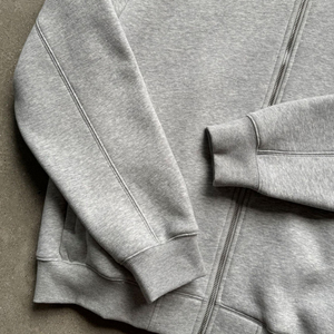 Sweat-shirt à capuche unisexe personnalisé avec fermeture éclair, broderie 3D et impression numérique, respirant - Product Image 2