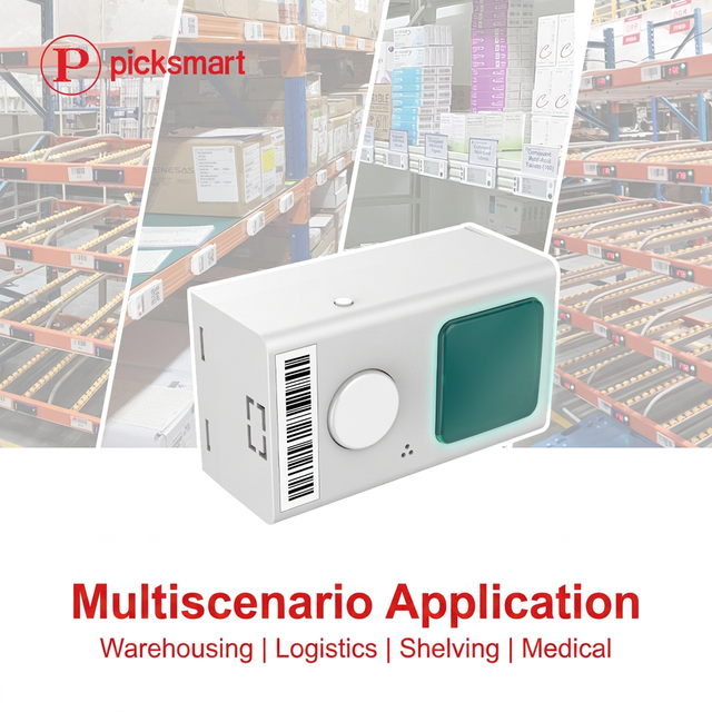 V1 LED Electronic Rack Tag Sorting Indicator Wireless Warehouse Assembly Line Picking to Light System
