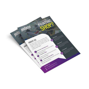 Impresión de Páginas Promocionales Personalizadas <span class=keywords><strong>para</strong></span> Restaurantes, Menú a Todo Color, Folleto <span class=keywords><strong>para</strong></span> Cafetería, Bistro, Hotel, Decoración de Cafetería - Product Image 5