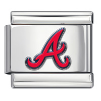Bracelet modulaire en acier inoxydable avec breloque italienne, badge de club de baseball MLB 3D, bijoux de mode, accessoires pour fans de sport, vente en gros