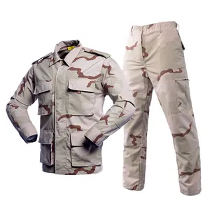 Tronyond Heren Lange Mouw Camouflage Tactisch Bdu Kleding Pak Set Aanval Combat Tactische Kikker Stijl Uniformen