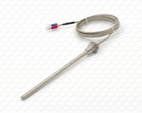 Thermomètre alimentaire en acier inoxydable avec capteur de température industrielle avec 1/8 NPT Thread-PT100/PT500/PT1000