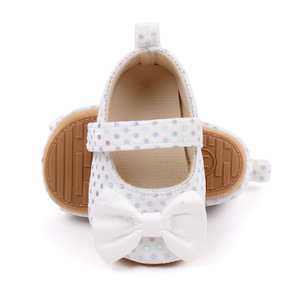 Sandales d'automne 2026 pour nouveau-né fille, modèle Princesse, à enfiler, respirantes, tige en PU, doublure en coton, semelle extérieure en caoutchouc, motif uni, 0-1 an - Product Image 6