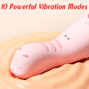 Mainan seks wanita, mainan dewasa untuk pasangan wanita, <span class=keywords><strong>Vibrator</strong></span> klitoris bentuk kucing lucu dengan 10 frekuensi hisap - Product Image 3