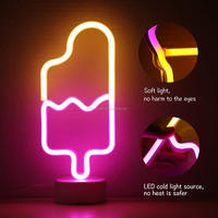 Plantes vertes suspendues, lampe LED néon cactus alimentée par batterie USB, indice de protection IP65, lampe de nuit pour chambre d'enfant, décoration de fête de Noël