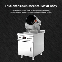 Machine à faire sauter automatiquement, robot de cuisine électrique commercial, wok à tambour, poêle antiadhésive pour restaurant, cuisine