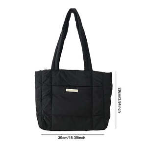 Sac à main de luxe pour femme, grande capacité, marron, style tendance, sac à bandoulière - Product Image 6