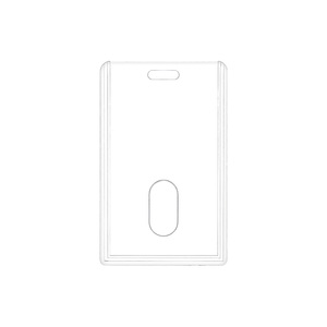 T-847 chất lượng hàng đầu Acrylic <span class=keywords><strong>ID</strong></span> chủ thẻ-tinh thể rõ ràng và bền huy hiệu bảo vệ cho các trường học và văn phòng - Product Image 1