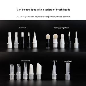 Stylo cosmétique pour huile à cuticules, tube en plastique, applicateur de maquillage, tubes éponge, stylos pinceaux de maquillage surligneurs OEM - Product Image 3