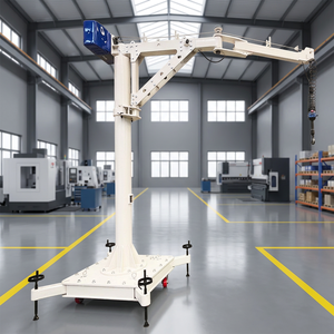 Grúa Plegable de 500 kg con Brazo Articulado y Equilibrador de Herramientas para Manipulación de Materiales en Talleres CNC - Product Image 1