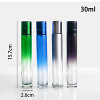 Eric 30ml Vaporisateur de parfum en verre de couleur dégradée Flacon distributeur de parfum Conteneur cosmétique portable Atomiseur de parfum Flacons d'échantillon de voyage