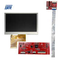 Módulos de Pantalla LCD TFT con Interfaz HMI, Pantalla Capacitiva LCD de 4.3 Pulgadas, Protocolo de Interfaz UART, Resolución 480x272