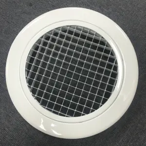 VENTECH Kisi Kotak Telur, Alat HVAC Ventilasi Bundar Ringan Bulat