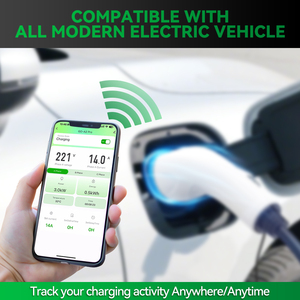 Cargador EV portátil inteligente 16A 3.5KW Tipo 1/Tipo 2 /GBT cargador EV portátil para coche eléctrico con enchufe de cargador 5 ev - Product Image 2