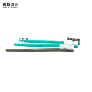 KyrenMed Wieder verwendbare medizinische Endoskop-Reinigungs bürste 6mm 230cm Edelstahl-Nylon bürste mit Ring für Gastro skop kolos kop - Product Image 2