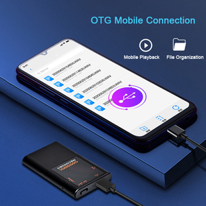 Enregistreur vocal professionnel à commande vocale, enregistrement à une touche, OTG, magnétique, pour étudiants, réunions d'affaires - Product Image 2