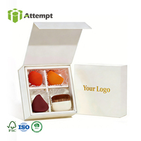 Boîte cadeau magnétique rigide écologique avec logo personnalisé en relief, laminée mate, doublure en éponge pour crème pour le visage, emballage cosmétique