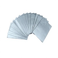 Feuille d'isolation en mousse de caoutchouc avec feuille d'aluminium 5mm, cellules fermées NBR PVC, insonorisation, isolation thermique, auto-adhésive, vente en gros, OEM