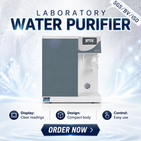 Machine à eau ultra pure de laboratoire pour l'analyse biochimique, la culture cellulaire, la détection TOC et la spectroscopie par absorption atomique