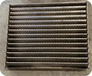 Ventilator Louver Stainless Steel, pasokan grosir ventilasi udara untuk ventilasi penggunaan lebar tudung knalpot Outlet