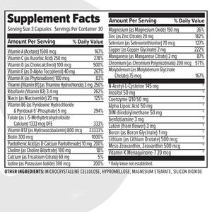 Capsules multivitaminées de qualité supérieure pour soutenir l'immunité, la production d'énergie et les fonctions cognitives - Product Image 3