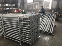 Étai télescopique réglable en acier - Matériau Q235B, longueur 1,9-5,8 m pour coffrage de dalles et de poutres