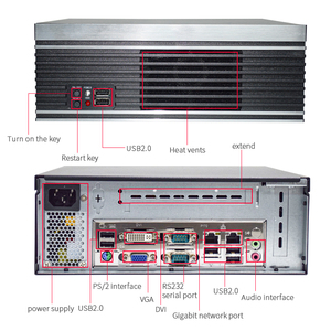 HVAEIPC S21Mini PC Computadora de escritorio de gama alta Hosts Intel Core 3th-14th System Support Fanless Industrial Machinery WIN7/10 Nuevo - Product Image 5