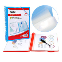 Accessoires de classement Verifed Stationery Supplier : Organiseur de documents A4 à spirale avec pages transparentes pour présentations