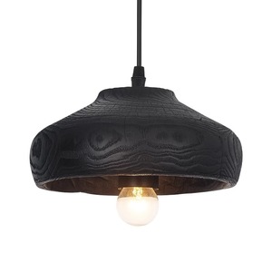 Lampe de table/bar de style japonais rétro nordique minimaliste, luminaire suspendu de style wabi-sabi pour chambre à coucher/table de chevet, éclairage japonais rétro - Product Image 1