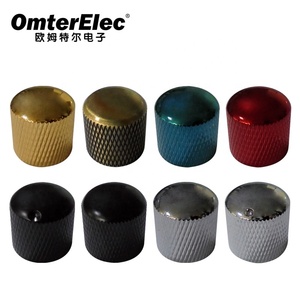 C-1001(18 X18.5) Silber Gold Schwarz Metall Kuppel knöpfe E-Bass Gitarre Lautstärke regler - Product Image 6
