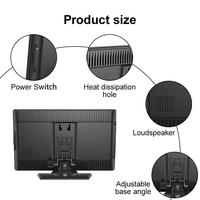 Maustor, reproductor de DVD para coche Carplay inalámbrico automático Android de 9 pulgadas con pantalla IPS, compatible con funciones inversas, Radio para coche