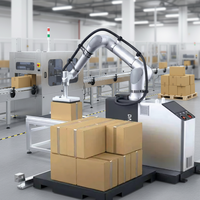 Paletizador JINWEI DS-CR25-G/S de 25 kg y 1798 mm, de Alta Resistencia, 13 Piezas/min, CE ISO 10218, Sin Programación, para la Industria de Apilado de Cajas Pesadas