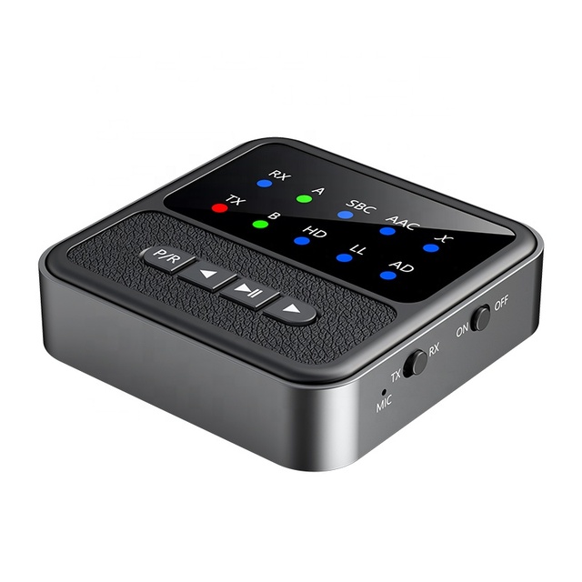 2026 Airplane Bluetooth 5.4 Transmitter Receiver for 2 Headphones,Airplane Travel 2-in-1 Wireless Bluetooth Adapter