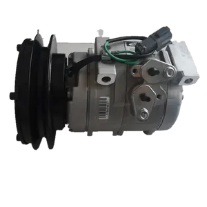 genuine and China Made excavator PC200-7 air conditioner compressor 20Y-979-6121