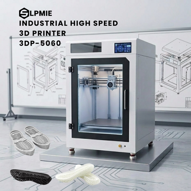 High Temp FDM 3D Printer 60C Constant Heat Chamber 500x500x600mm High Speed System Printing Tough Carbon Fiber Nylon PLA