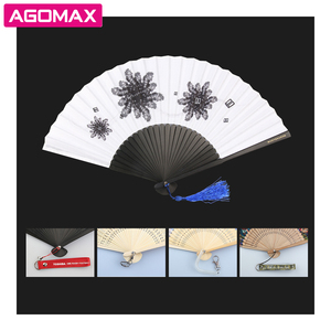 พัดไม้ไผ่พับได้ แกะสลักลายฉลุ สำหรับงานแต่งงาน งานเต้นรำ หรือตกแต่ง - Product Image 4