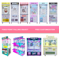 Machine à griffes d'arcade pour peluches, certifiée CE, 110/220V, multicolore, personnalisable en anglais, pour centres de divertissement