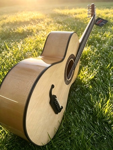 Guitare classique professionnelle Geake K-500 entièrement en <span class=keywords><strong>bois</strong></span> massif, artisanat <span class=keywords><strong>de</strong></span> maître luthier, finition brillante en érable, acajou et ébène, 36 pouces, instrument <span class=keywords><strong>de</strong></span> musique - Product Image 5