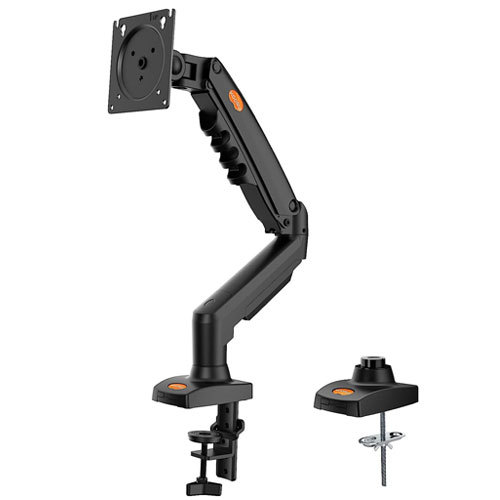 KOORUI Single Monitor Mount Adjustable Gas Spring Monitor Arm Fits 17-32inch Monitor Stand