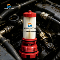 Élément de filtre à carburant haute efficacité 35-8M0122423 35-8M0122424 pour pièces de rechange de moteur hors-bord de bateau